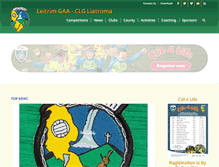Tablet Screenshot of leitrimgaa.ie